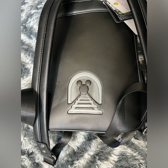 Loungefly Mickey Mouse Train Conductor Light Up Mini Backpack NWT - Picture 4 of 10